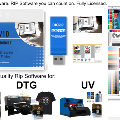 ACRORIP V10.2 Works for DTF, DTG and UV Printers DTFRIP And DTGRIP Software
