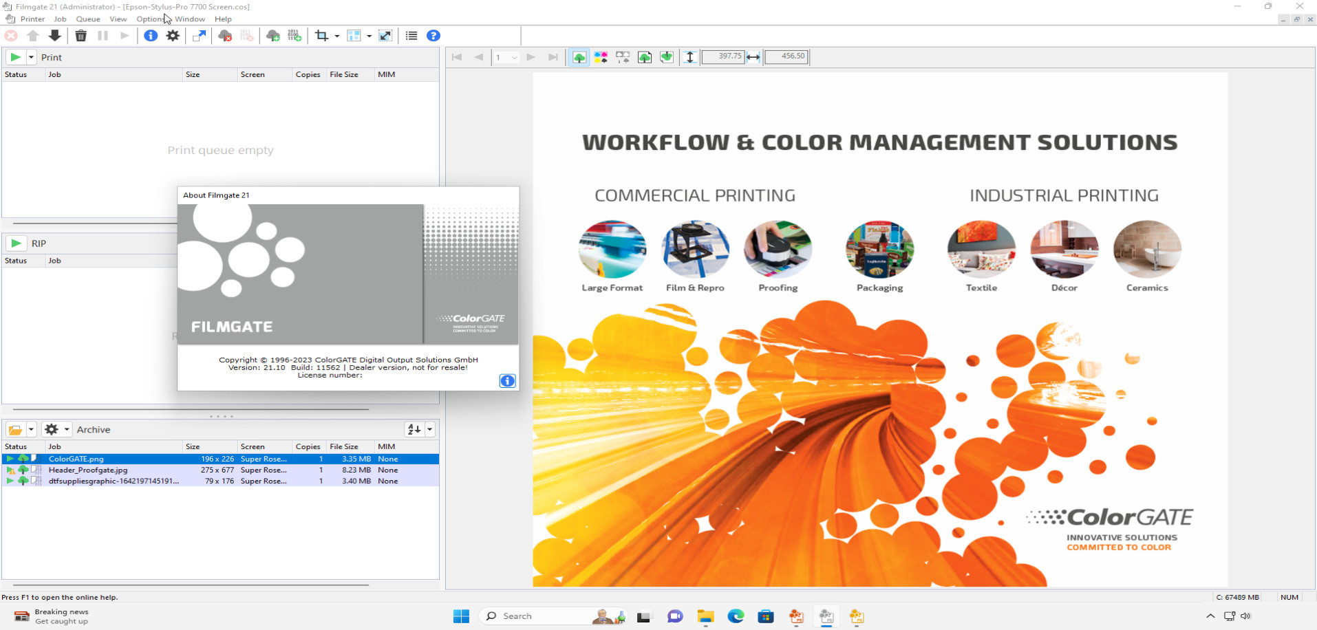 ColorGATE ProductionServer Full Module RIP Software Latest Version